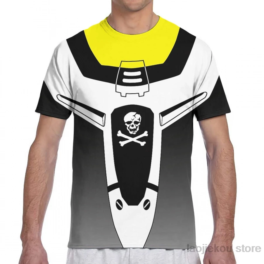 Macross Skull, Мужская футболка на заказ, женская модная футболка для девочек с принтом, топы для мальчиков, летние футболки с короткими рукавами