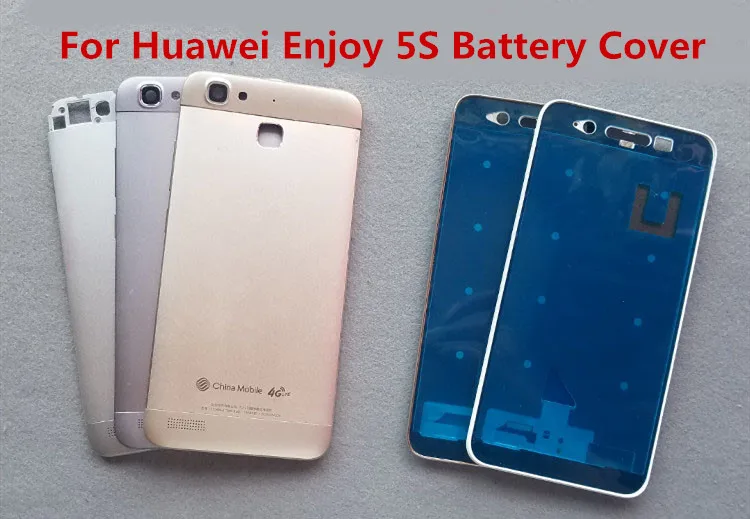 Для Huawei Enjoy 5S крышка аккумулятора + передняя рамка сменная задняя дверь корпуса