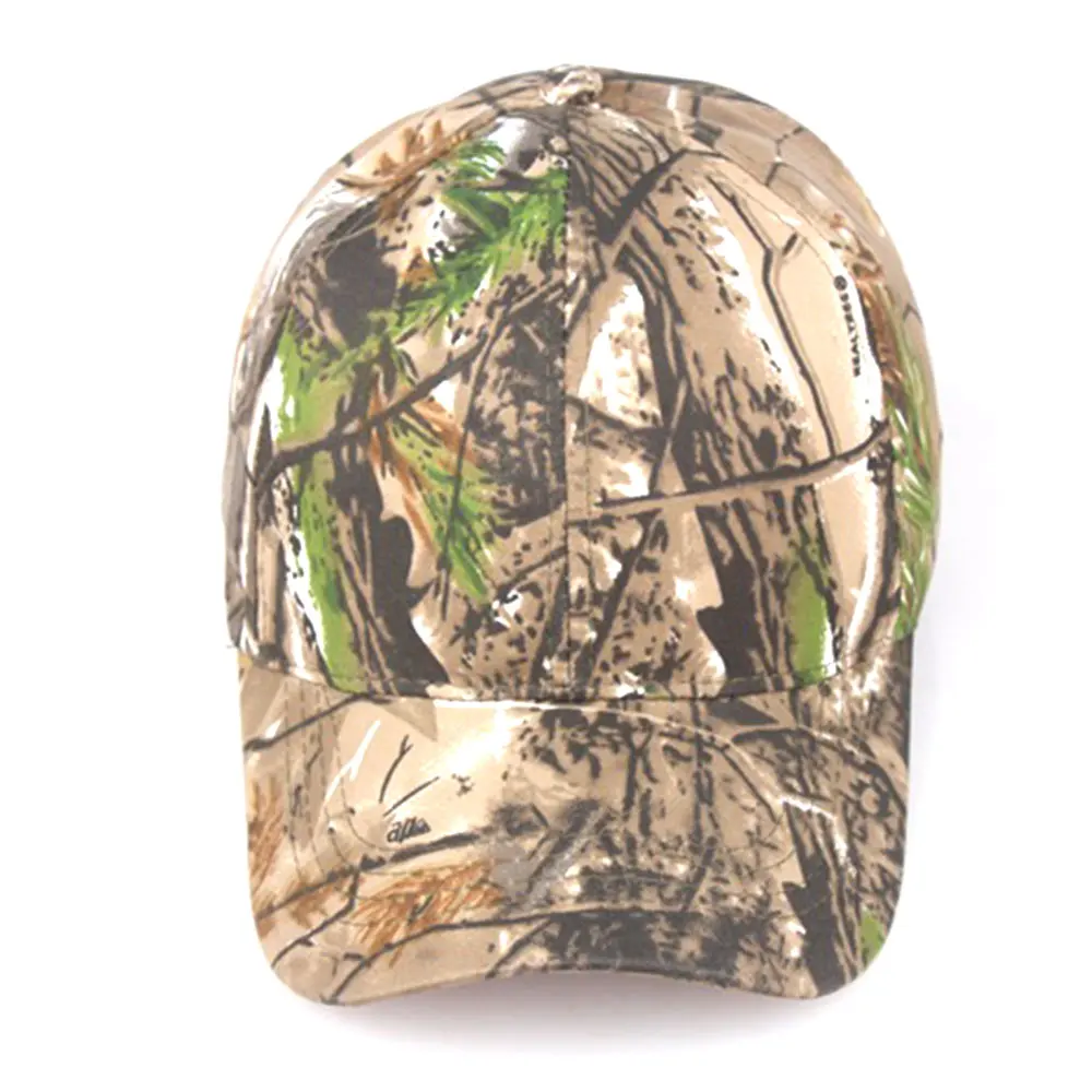 Durable Camouflage Polyester Cotton Apparel Ball Cap Baseball Cap Tennis Cap Sun Visors Hat Practical