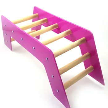 

Pet Parrot Arch Bridge Toy Cockatiel Stairs SlideWooden Birds Bites Toys Brids Intelligence Training Toys Pet Fun Supplies
