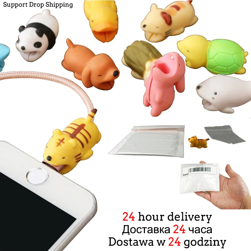 Защитный кабель для Iphone/Android USB Protege зарядное устройство мягкие игрушки