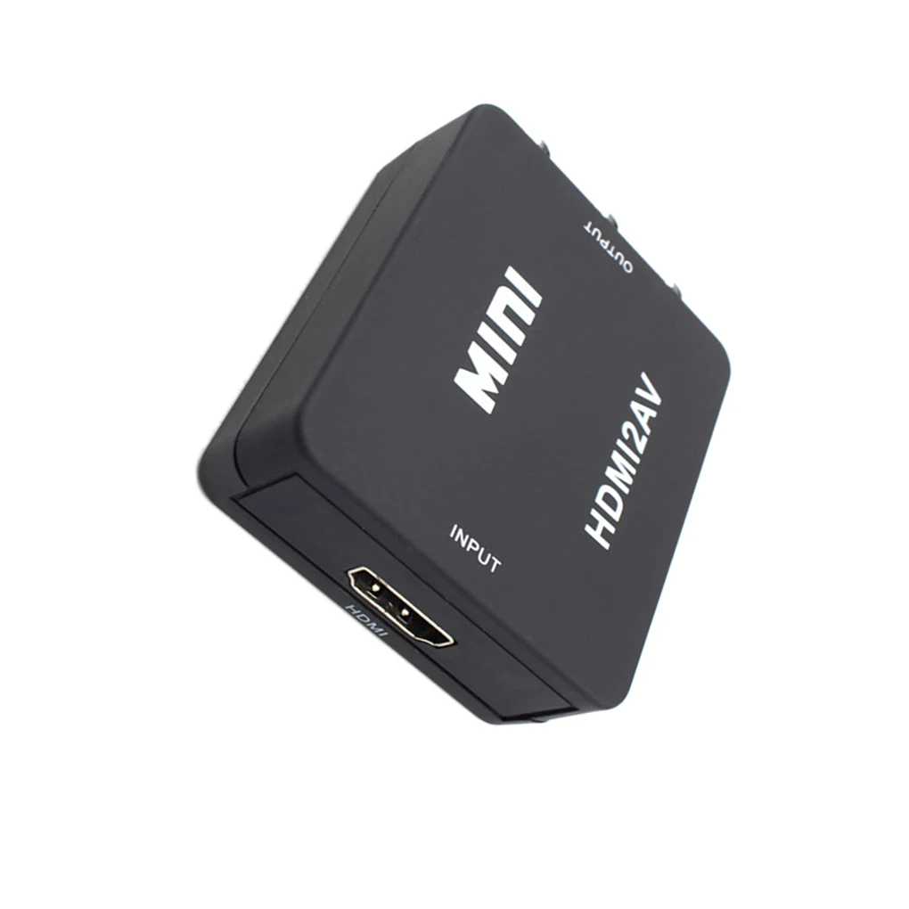 HDMI К AV Scaler адаптер HD видео композитный конвертер коробка HDMI к RCA AV/CVSB L/R видео 1080P мини HDMI2AV Поддержка NTSC PAL