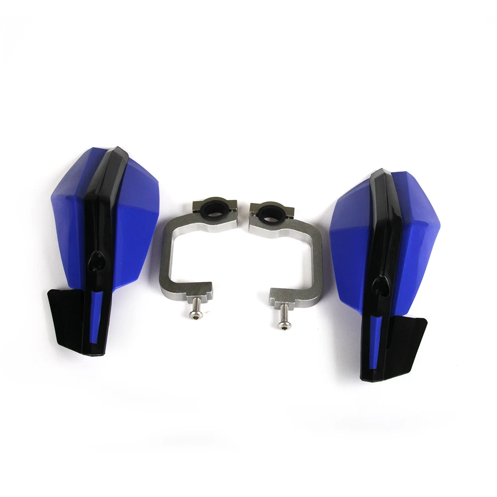 Мотоцикл накладки на ручки защита рук протектор для YAMAHA YZ 125 250 80 85 450 426 YZ250F TTR250 WR450F WR250F YZ450F WR125 - Цвет: Синий