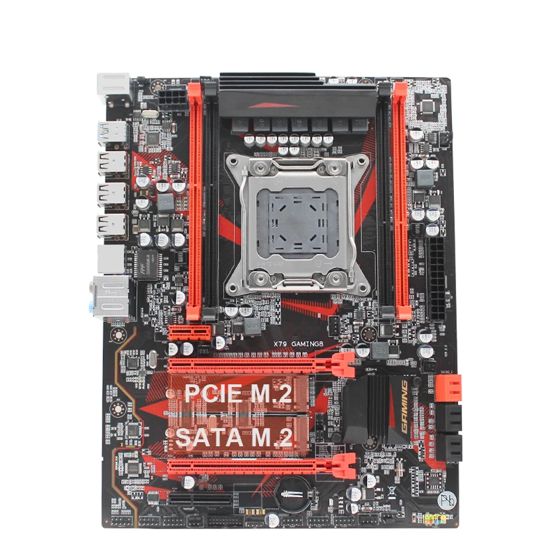 Комплект материнской платы X79 lga 2011 с процессором Intel Xeon E5 1620 8G(2*4G) DDR3 REG ECC Память ram