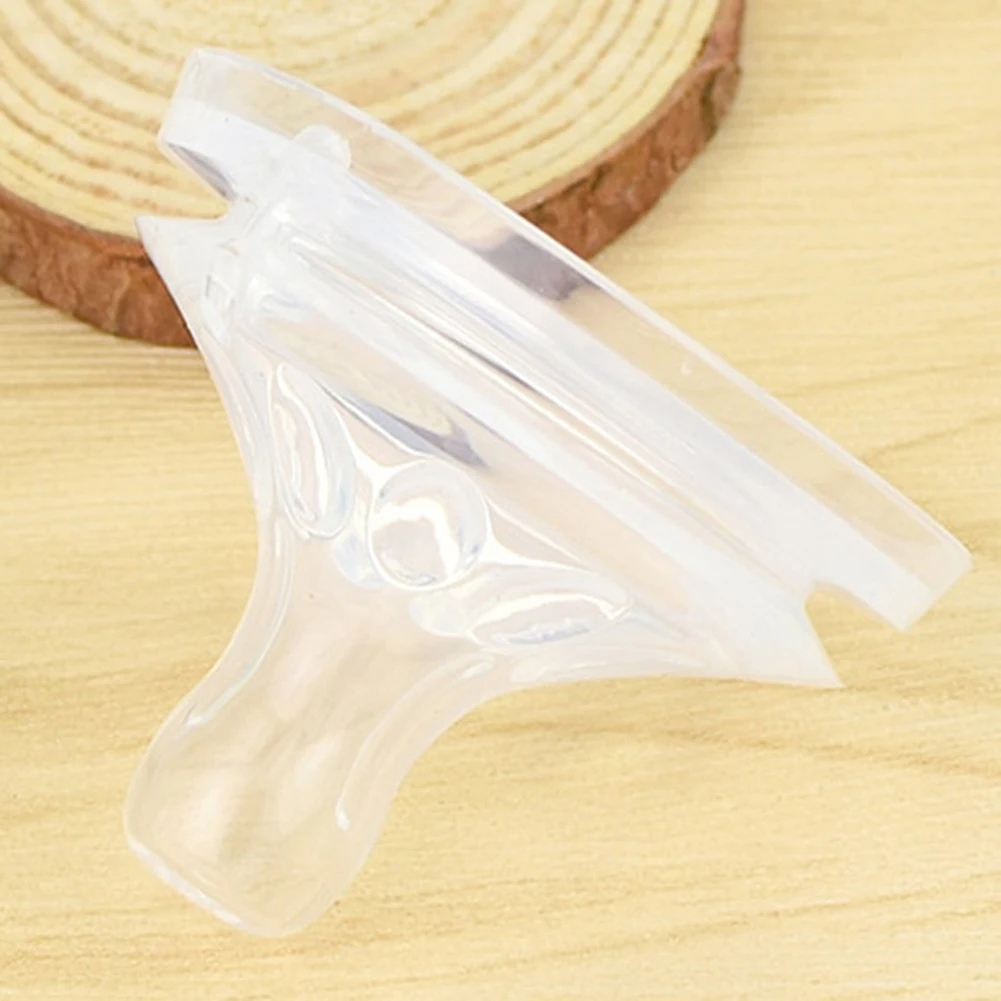Baby Newborns Soft Safety Liquid Silicone Pacifier Nipple Natural Flexible Replacement Accessories For Wide Mouth Milk Bottle