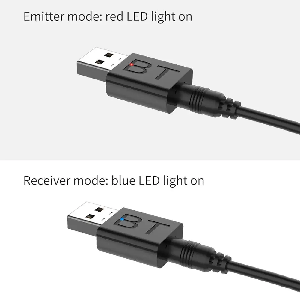 Bluetooth 5,0 приемник 2в1 без привода подключи и играй Bluetooth адаптер ключ для ПК ноутбук Настольный компьютер вызов клавиатура мышь