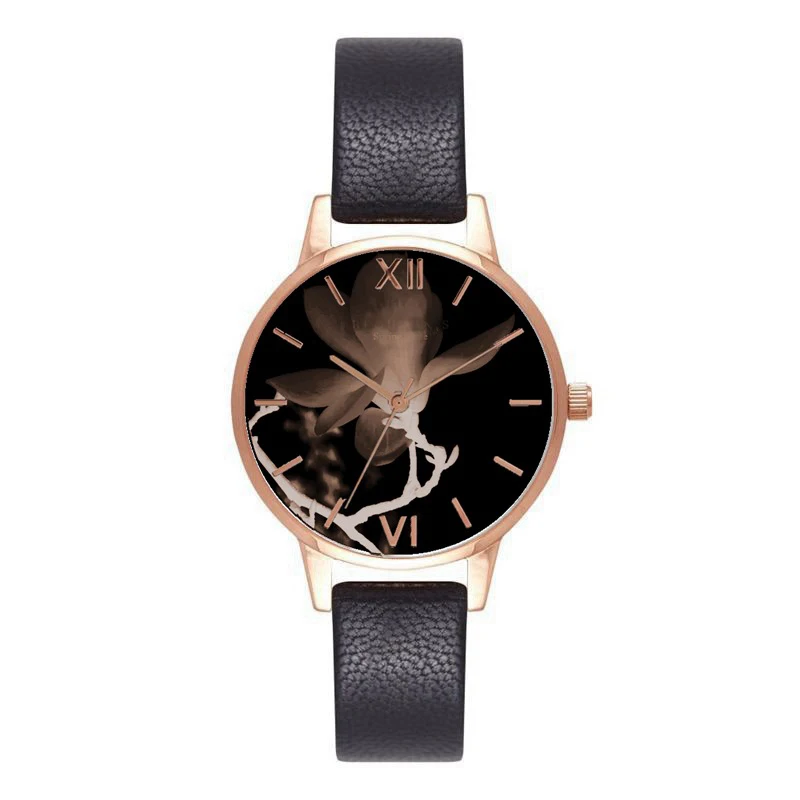 

Women Quartz Watches New Embossed Daisy Bohemian Stainless Steel Fine Mesh Ribbon Female Quartz Watch