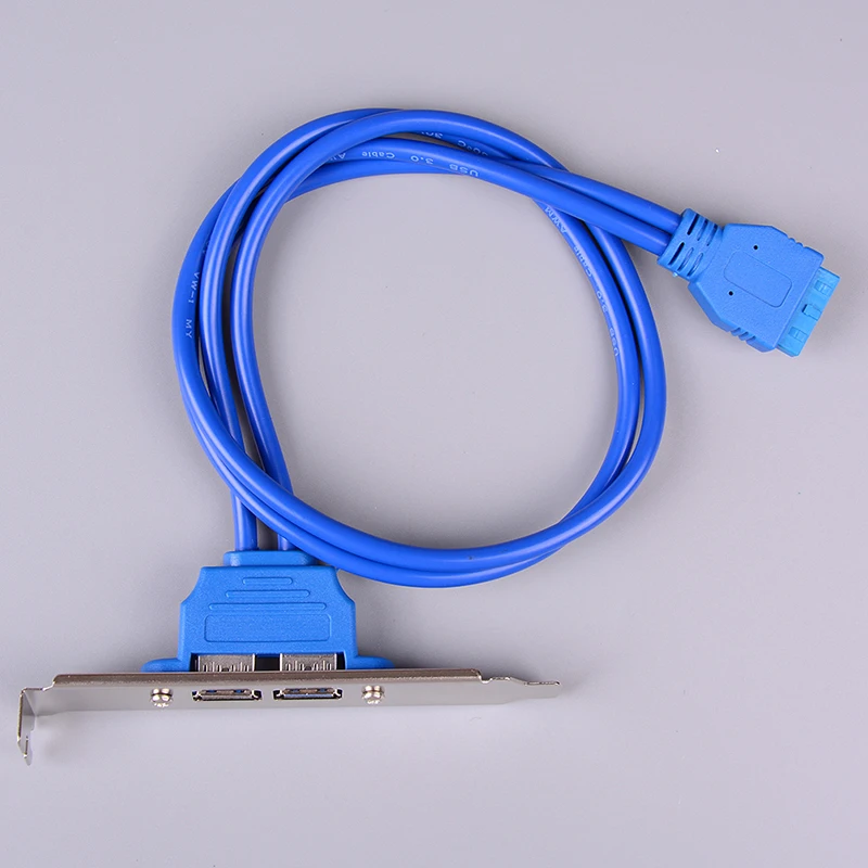 2020 USB 3 0 кабель Женский к материнской плате 20 Pin заголовка 20Pin 2 портам адаптер