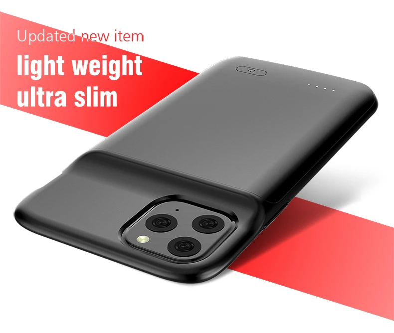 Новое поступление для iPhone 11 чехол для зарядного устройства для iPhone 11 Pro Max power Bank чехол с полным корпусом защитный чехол с мягкими краями