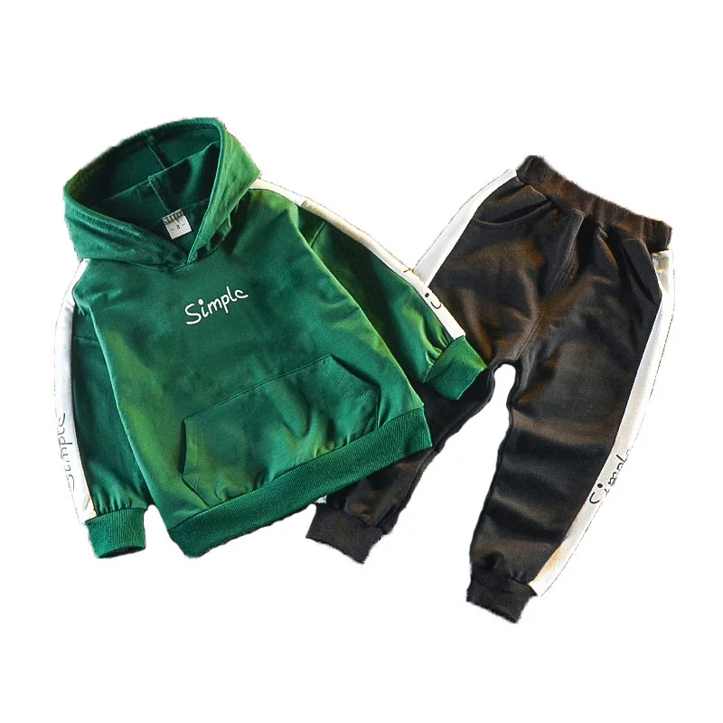New Spring Autumn Children Clothes Baby Boys Girls Hoodies Pants 2Pcs/set Infant Outfits Toddler Casual Clothing Kids Tracksuits