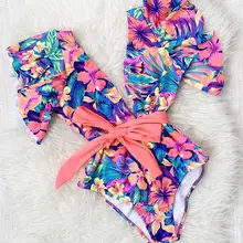 Сексуальный бандажный Цельный купальник, женский купальник, купальный костюм с пуш-ап, полый Монокини, купальник, Одноцветный, с подкладкой, купальный костюм