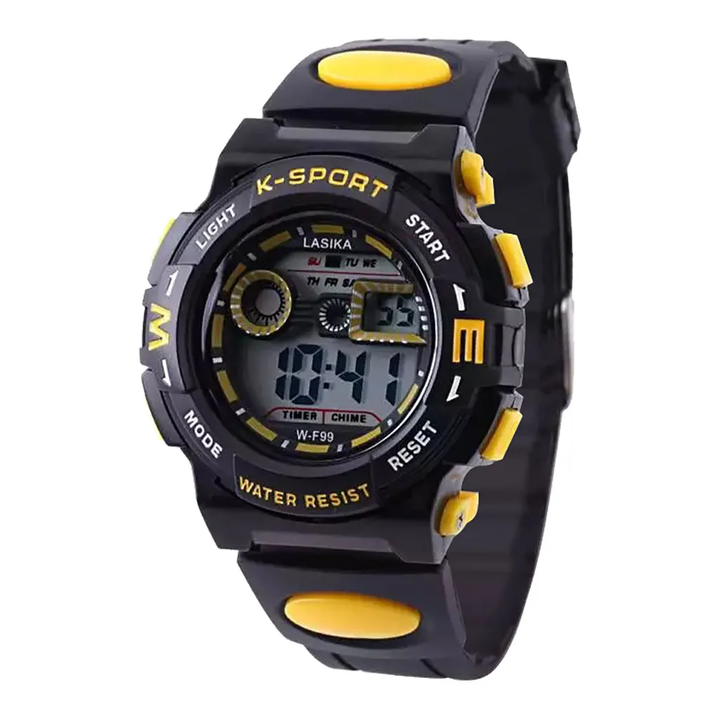 Kinder horloge спортивные часы для детей Многофункциональный Будильник для студента водонепроницаемые спортивные модные электронные часы gps zegarki d