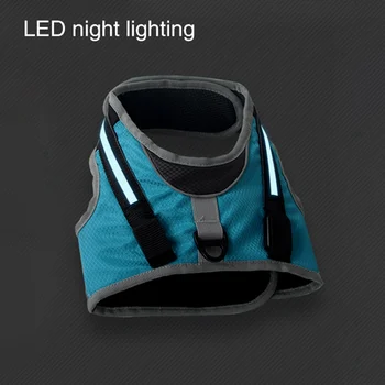 

Pet Luminous LED Light Chest Strap, Medium And Large Dog Explosion-proof Punching Chest Strap, Pet Color Flashing Night Travel V