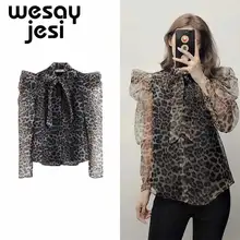 ^^Best Offers Blouse women elegant Leopard Print perspective balls blusas mujer de moda 2019 kimono shirt womens tops and blouse plus size ^^Best Offers Blouse women elegant Leopard Print perspective balls blusas mujer de moda 2019 kimono shirt womens tops and blouse plus size