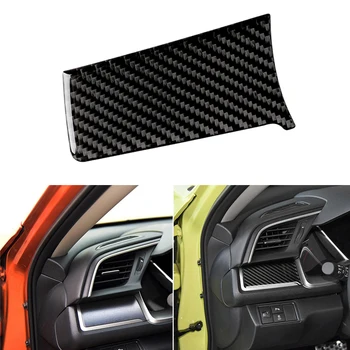 

For Honda Civic 10th 2016-2019 Accessories Interior Central Control Left Trim Cover Decoration Car Carbon Fiber Stickers