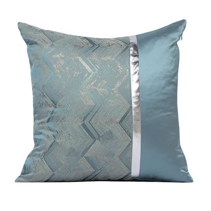 blue 45x45cm Romanzo современный роскошный золотой Цвет диванная подушка крышка демонстрационный зал, декорация для дома и отеля поясная подушка крышка 30x50 см - Цвет: blue 45x45cm
