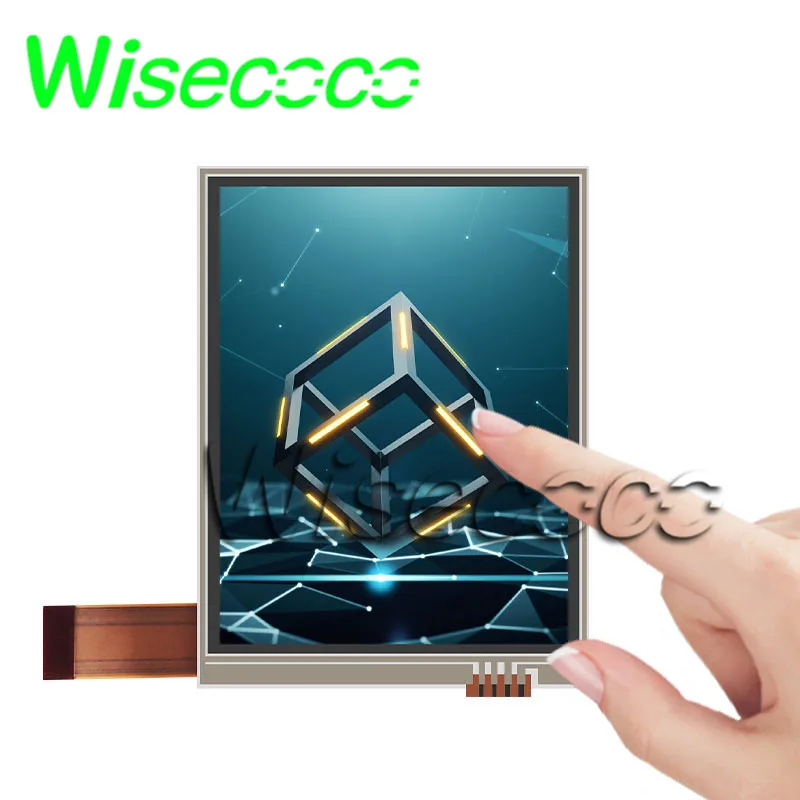 Wisecoco COM35H3P09UTC ЖК-дисплей+ 4 провода резистивная сенсорная панель для медового скважина 7800 экран 3,5 дюймов 480x640 50 тыс. часов