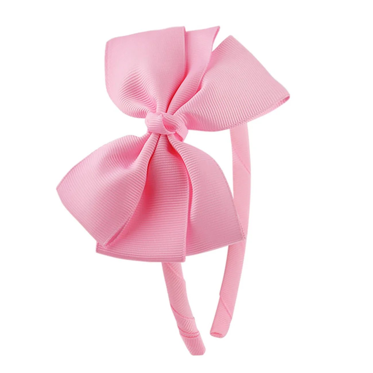 pink Детский ободок с бантом; Детская повязка на голову; винтажные повязки для волос для девочек; Праздничная повязка на голову; обруч для волос; вечерние аксессуары для волос; XT3 - Цвет: pink