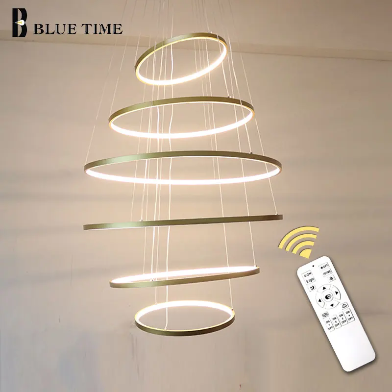 

6rings Modern led chandelier lighting for living room bedroom dining room indoor home lustre chandelier lamp lampadario