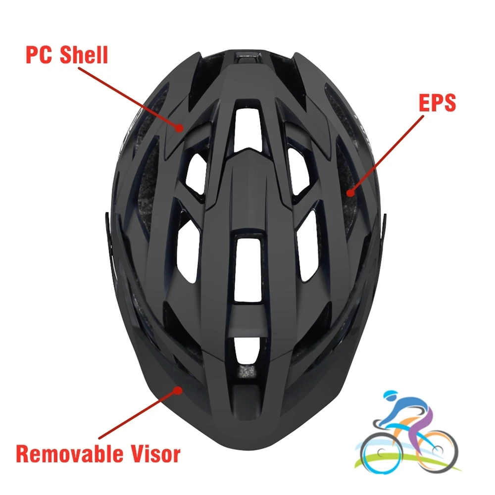 Cairbull MTB велосипедный шлем Casco Горный Дорожный велосипедный шлем со съемным козырьком сверхлегкий спортивный защитный внедорожный велосипедный шлем
