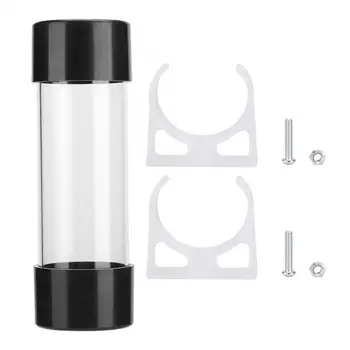 

High Quality Transparent Cylindrical Computer Water Cooling Water Tank 150MM with G1 / 4 Thread