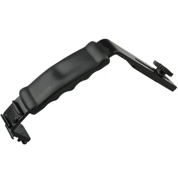 

Accessory Video DSLR Heavy Duty Flash Bracket Camcorder Photo Grip Camera L Shaped DV Dual Hot Shoe Support Holder