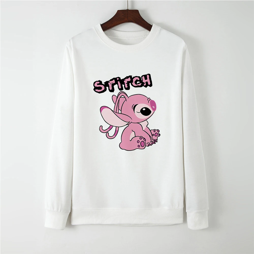 Disney para mujer Lilo y Stitch Puntada Sudadera con capucha de impresión de la parte trasera de la mama