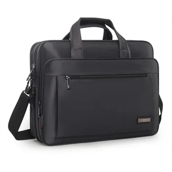 

2019 New Top Quality Business Briefcase Men 15 Inch Laptop Bag Waterproof Durable Travel Large Classic Handbags Shoulder Bags