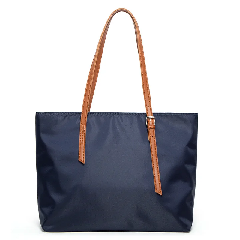 

Europe And America WOMEN'S Bag New Style Fashion Tote Bag Large Capacity Simple Versatile Oxford Shoulder Bag