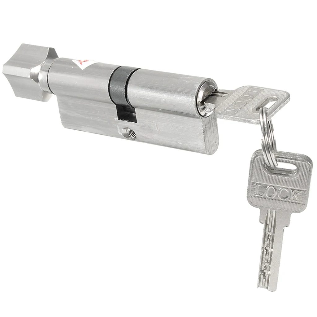 Thumb Turn Security Cylinder Lock Barrel With Keys For Garage /Sliding Door