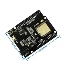 1 шт. Wemos D1 ESP32 ESP-32 WiFi Bluetooth 4 Мб Flash UNO D1 R32 плата модуль CH340 CH340G макетная плата для Arduino