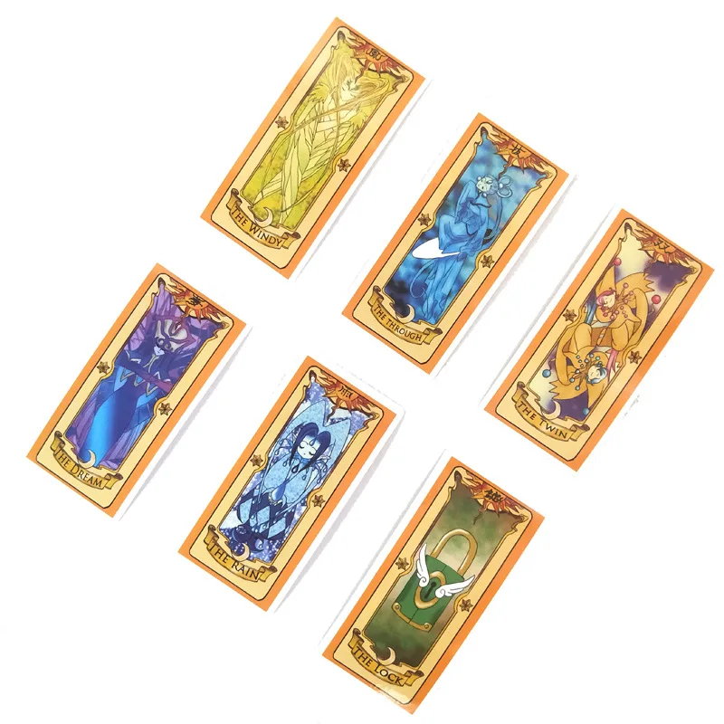 53 шт., наклейка для карт Clow Card, s для чемодана, скейтборда, ноутбука, багажа, холодильника, телефона, стайлинга автомобилей, DIY, наклейка