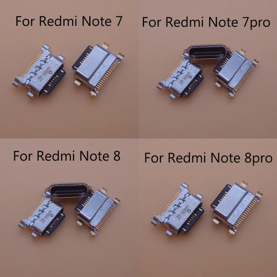 2 шт. запасной разъем для зарядного устройства xiaomi Redmi note 7 8 pro USB док станция