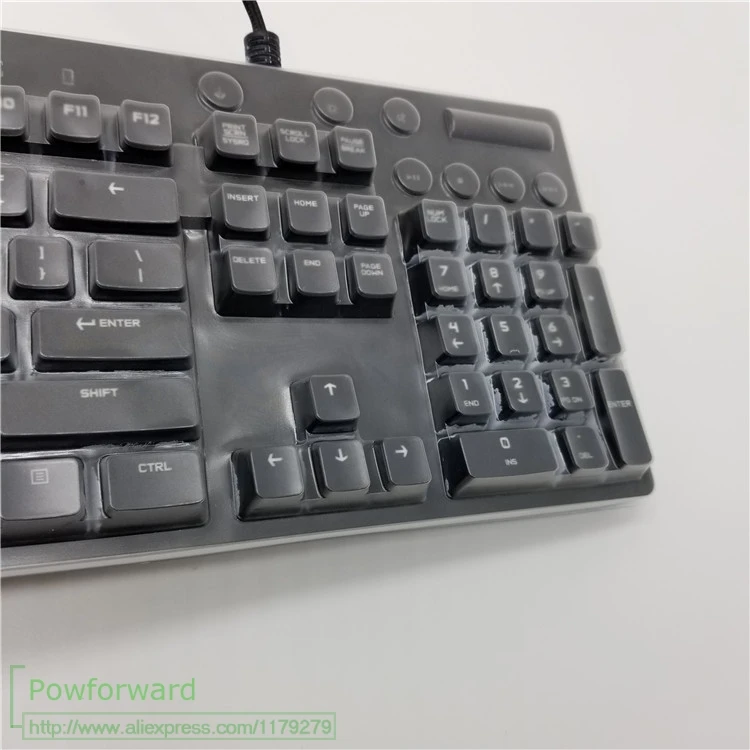 Защитная кожа для логики G610 G 610 игровая механическая клавиатура с подсветкой Защитная Кнопка пылезащитный чехол 104 ключ