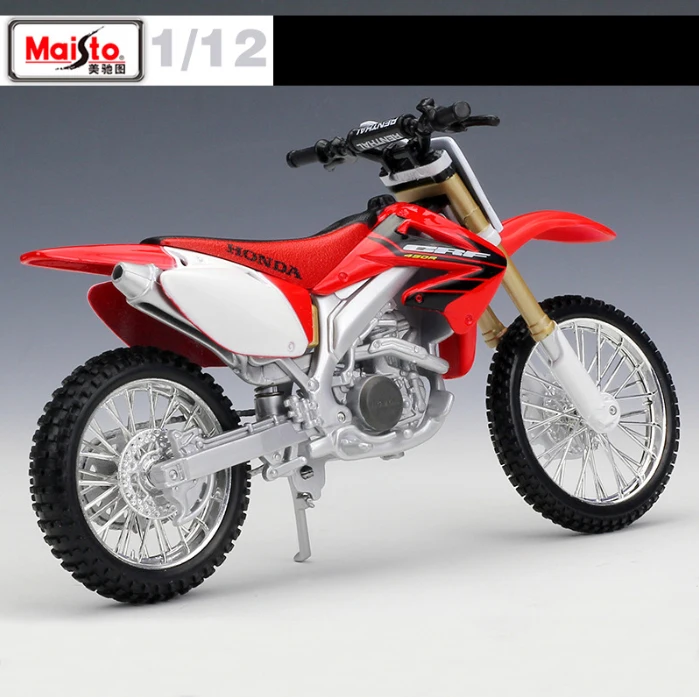 Модель мотоцикла Maisto CRF450R для детских игрушек литая металлическая модель