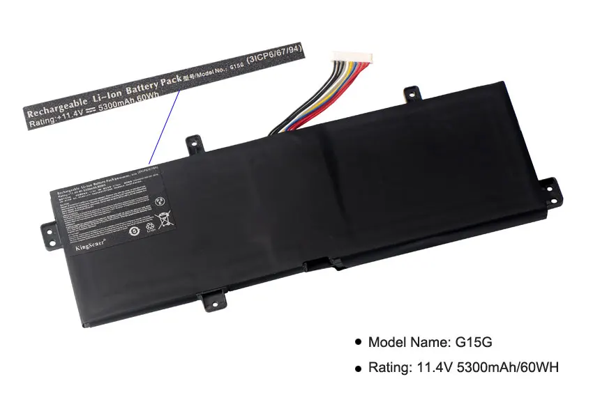 KingSener G15G ноутбук Батарея для ThundeRobot 911 targa T6A T6C T5TB T6D для GIGABYTE sabrepro 15-W8 для MACHENIKE F117-S