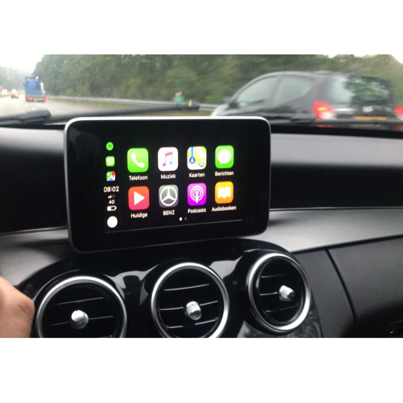Беспроводная Apple CarPlay Модифицированная камера заднего вида для всех Mercedes Benz W205 автомобильный игровой модуль NTG4.5/NTG 5,0 СИСТЕМА
