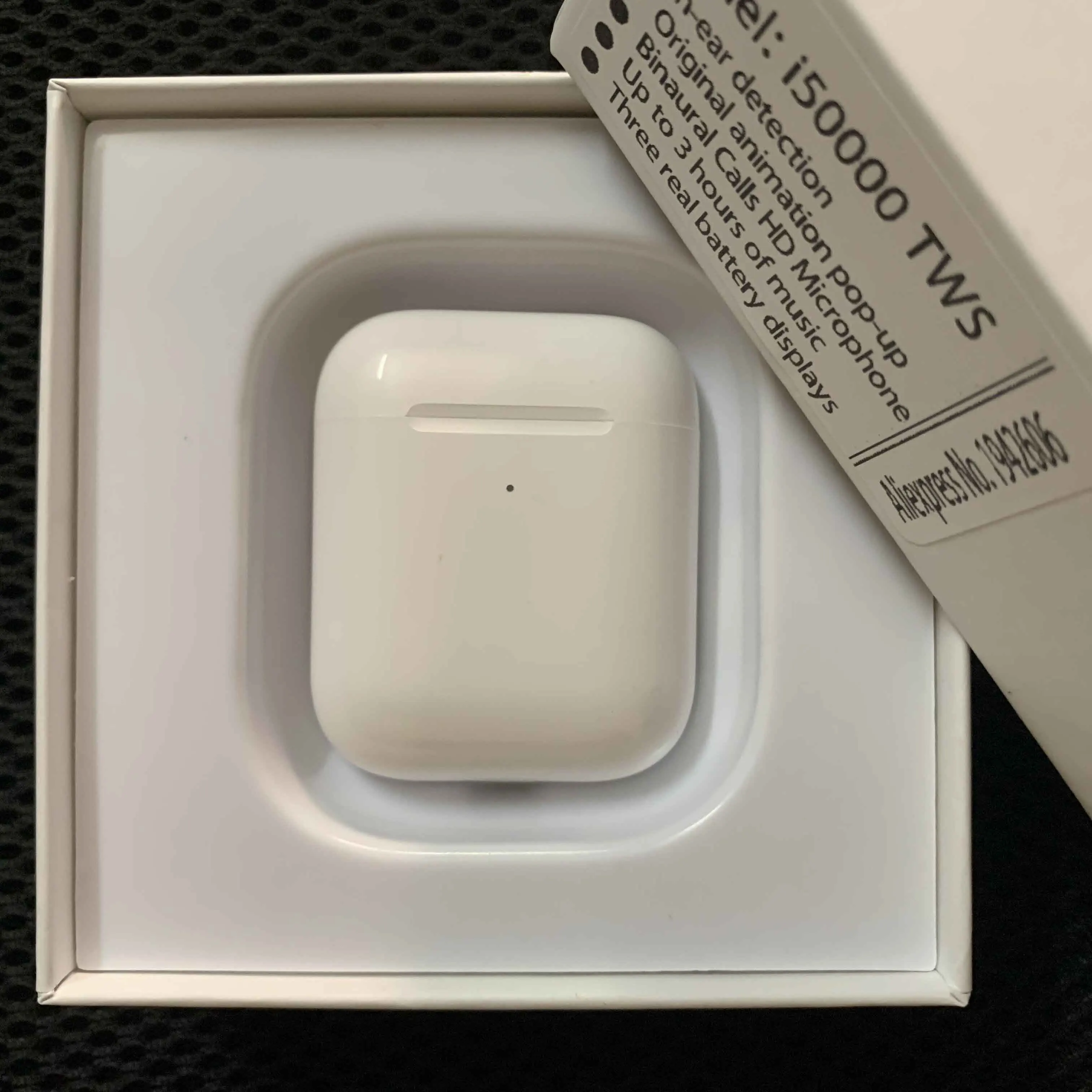 TWS-white I50000 TWS Bluetooth наушники 1:1 Gen.2 POP UP беспроводной зарядки мощность дисплей лучше, чем i20 i30 i60 i100 i500 - Цвет: TWS-white