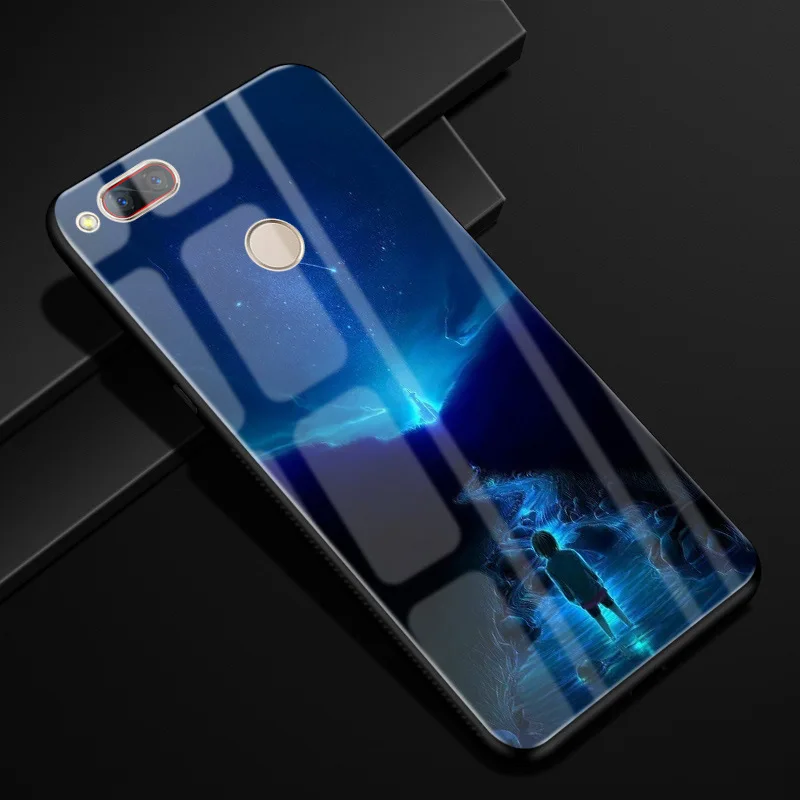 For ZTE Z17 mini Case 5.2'' Glass Hard Back Cases For ZTE NUBIA Z17 mini Case Tempered Glass Cover Z17mini Z 17 NX569H NX569j