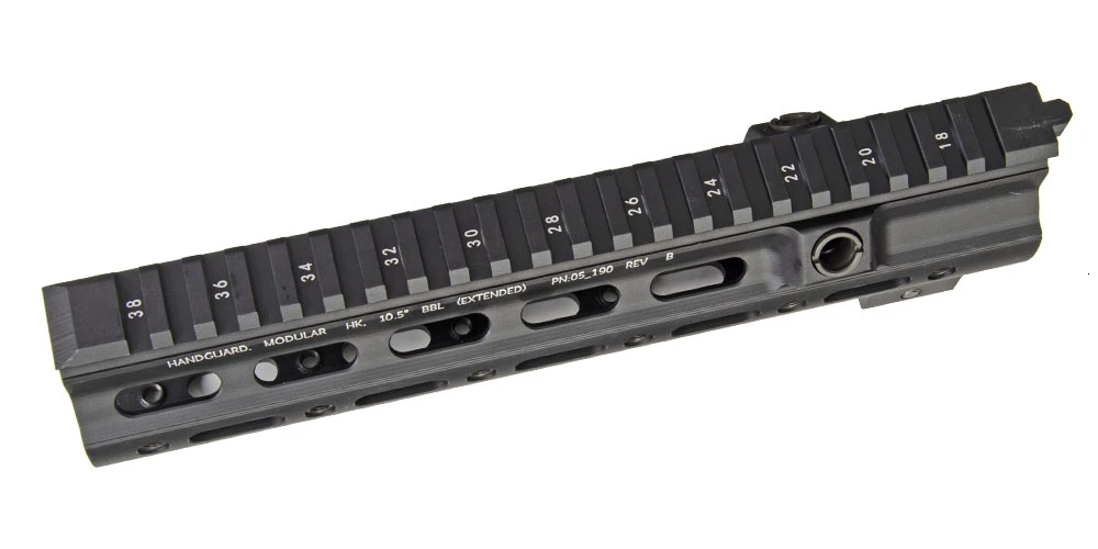 Suporte de Montagem Polegada para Hk416 Bola Blaster Trilho Handguard g Estilo 10.5 Fino Livre Float Airsoft Picatinny Apto m4 M16 Aeg Gel Smr 6 High Quality Esporte e Lazer