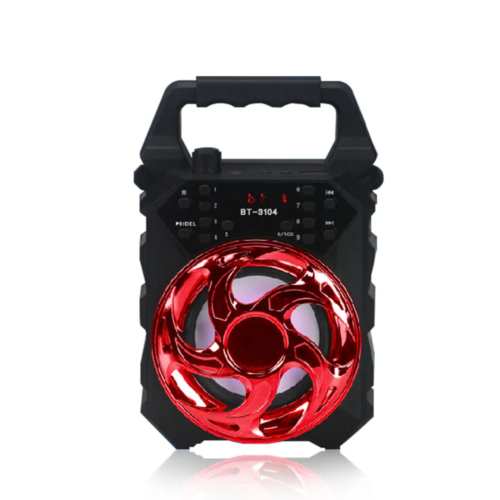 

HYASIA Portable Speaker Wireless Bluetooth With loudspeaker headset FM Radio LED Outdoor Speaker AUX Support TF USB Flash Drive