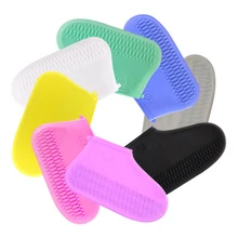 1 пара силиконовых многоразовых непромокаемых сапог с защитой от дождя K888