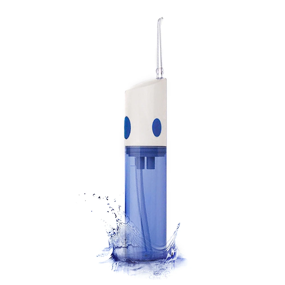 USB перезаряжаемый портативный Электрический резервуар для воды ирригатор для полости рта 3 режима струя воды зубная нить с 2 насадками мини-очиститель зубов