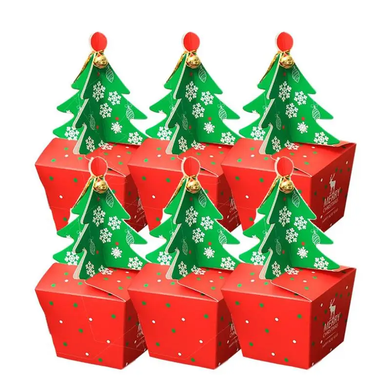 

20pcs Candy Boxes with Bell Adorable Chocolate Cases for Party Banquet Festival