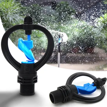 

Male lawn Irrigation 360 Degree Automatic Rotary Nozzle Sprinkler Garden lawn Watering Sprinkler 1PCS