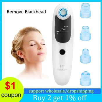 

Vacuum Blackhead Remover Face Deep Nose Cleaner Facial Pore Acne Pimple Cleansing Suction Extractor Skin Care Beauty Tool