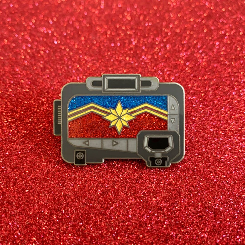 

Glisten Transmitter Pager Enamel Pin Kawaii Cartoon Emergency Contactor Medal Brooch Fashion Unique Lapel Backpack Pins Jewelry