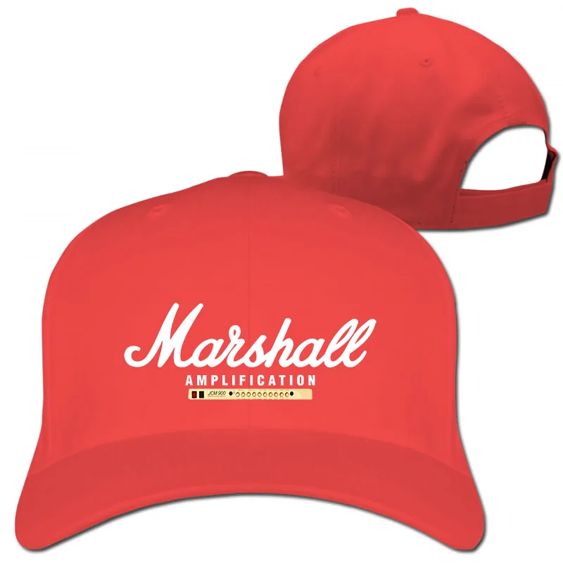 Комбоусилитель Marshall бейсболка для мужчин и женщин Кепка для водителя грузовика модная Регулируемая Кепка - Цвет: 1-Red