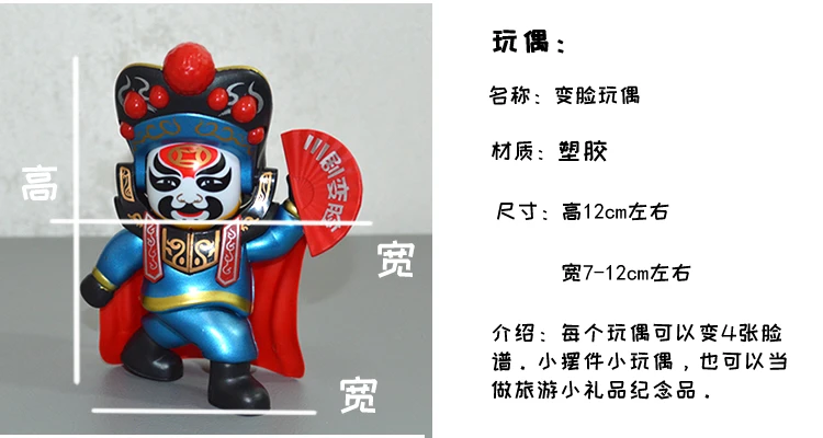 Товары для лица Sichuan Opera макияж для лица универсальная игрушка отправить иностранный подарок 2 шт