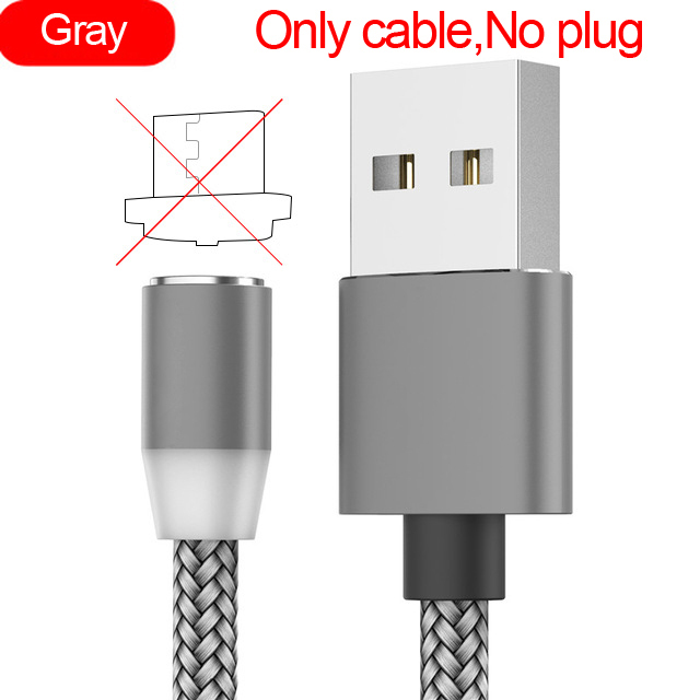 Magnetic Charging Cable 3M Micro USB Cable For Samsung Android Mobile Phone Type-C Charging For iPhone Micro USB Cable